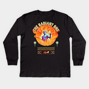 The radiant one | Front & Back Kids Long Sleeve T-Shirt